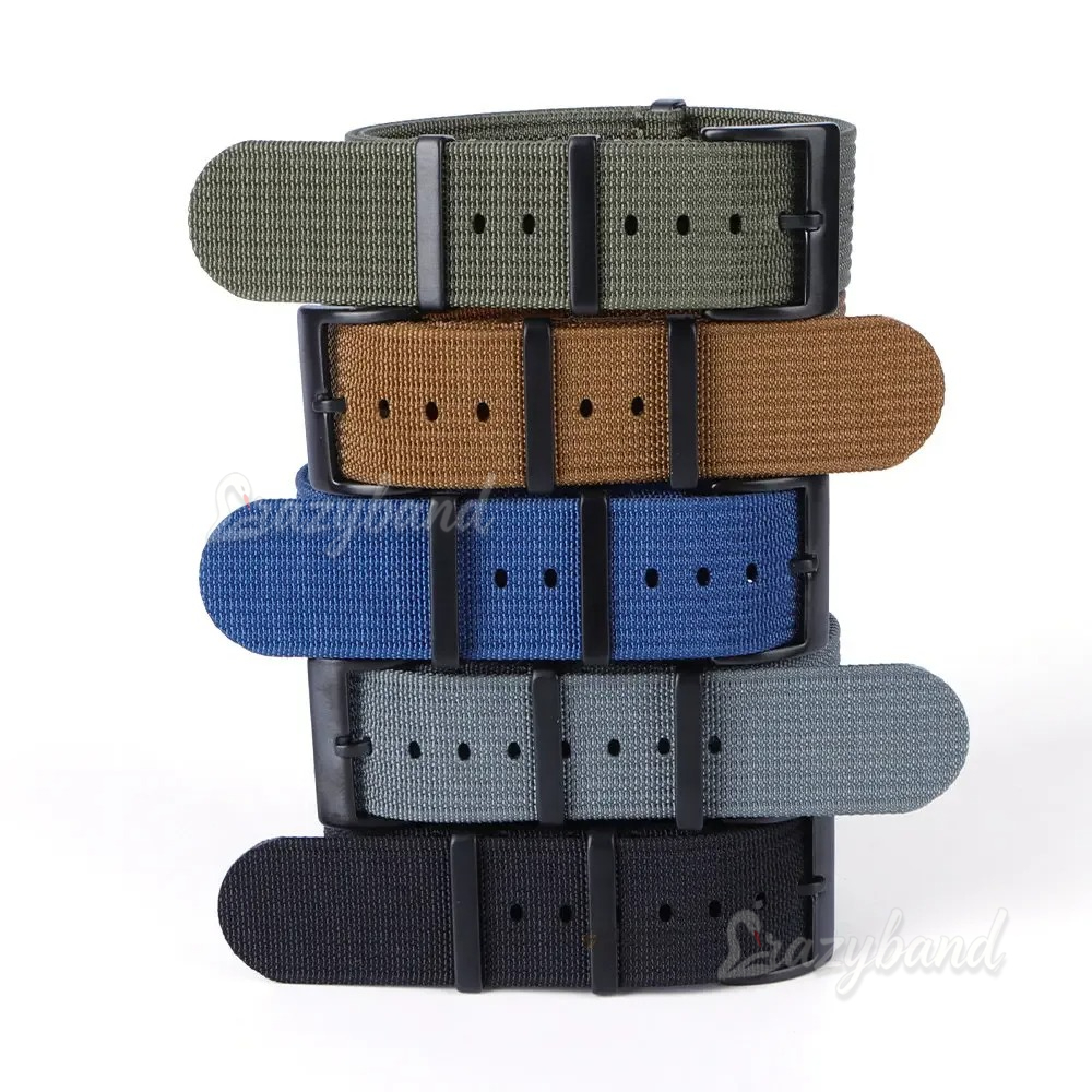 New Belt 18mm 20mm 22mm Nylon  - Nato Strap Nylon 评论和价格