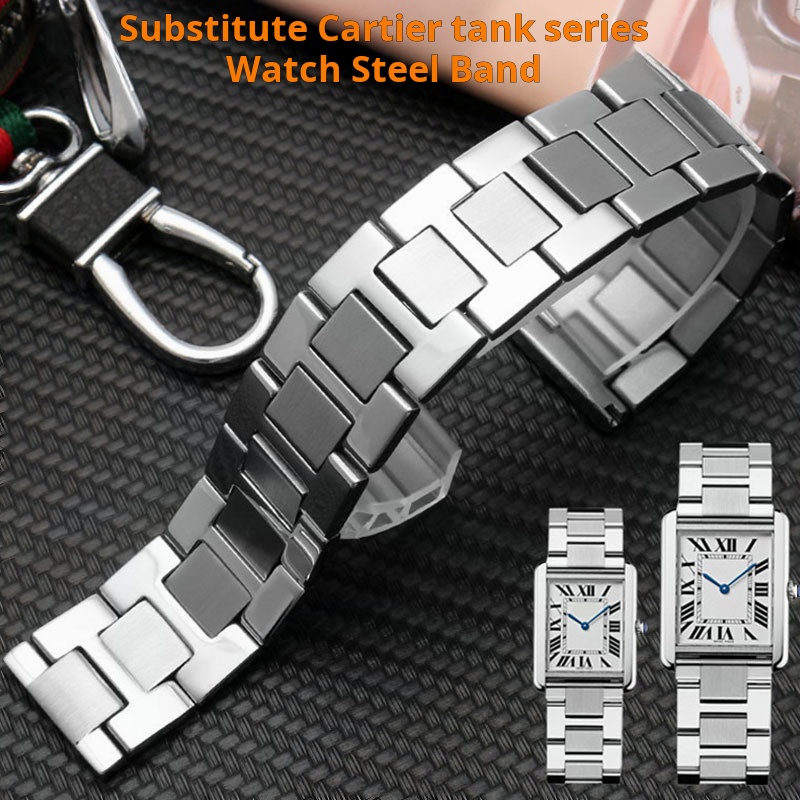 For Cartier TANK Solo 316L Wat - Cartier Watch Tank 评论和价格