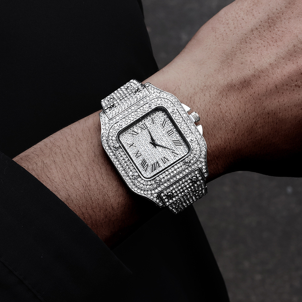 Luxury Square Men's Business W - Cartier Watch Tank 评论和价格